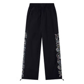 MIXED EMOTION Colored Rhinestones Pants